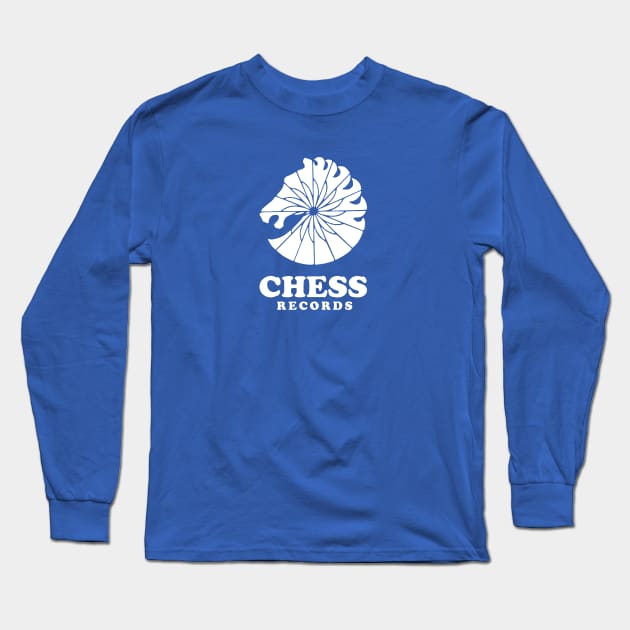 Chess Records Long Sleeve T-Shirt by MindsparkCreative